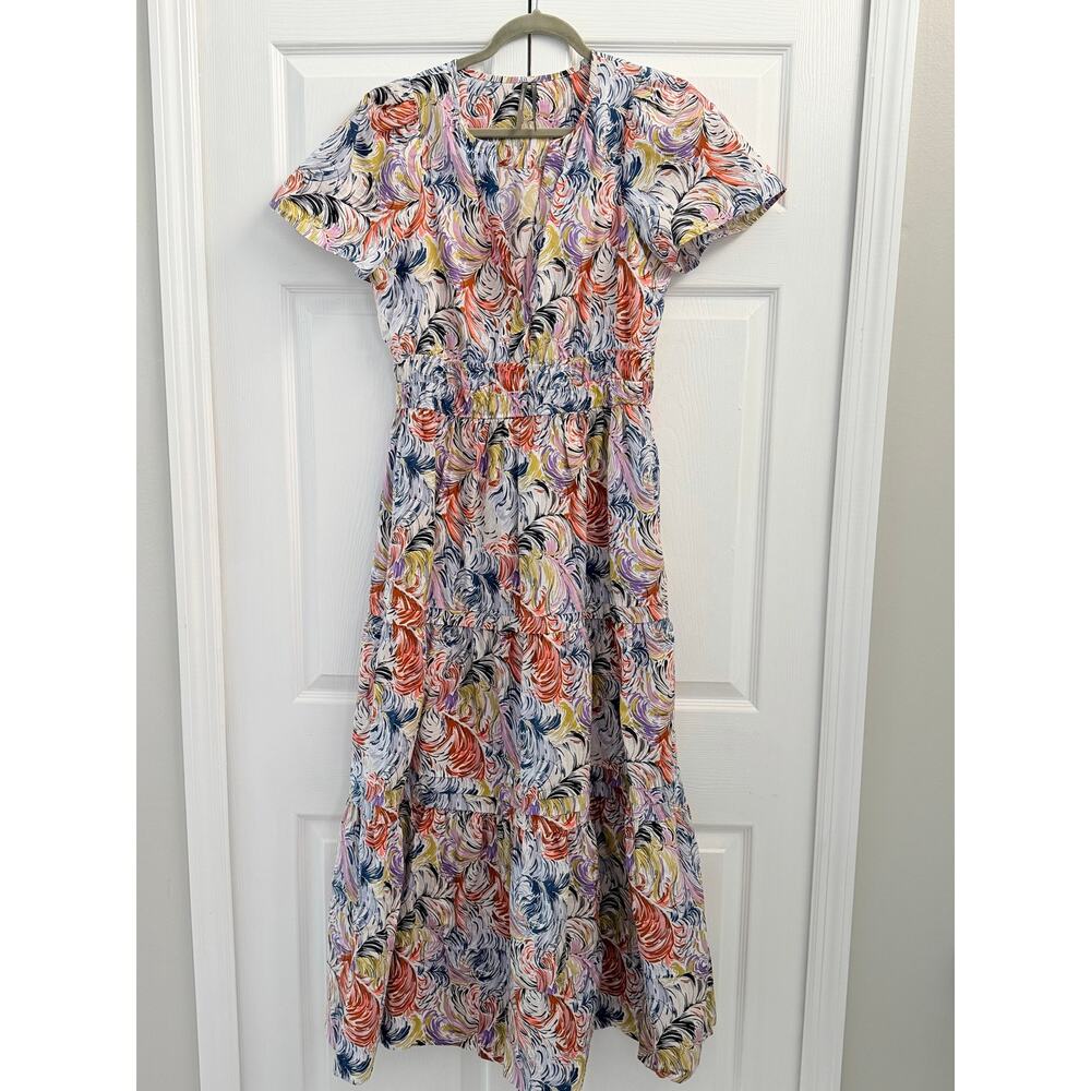 Anthropologie The Somerset Printed Maxi Dress Medium - Picture 3 of 5